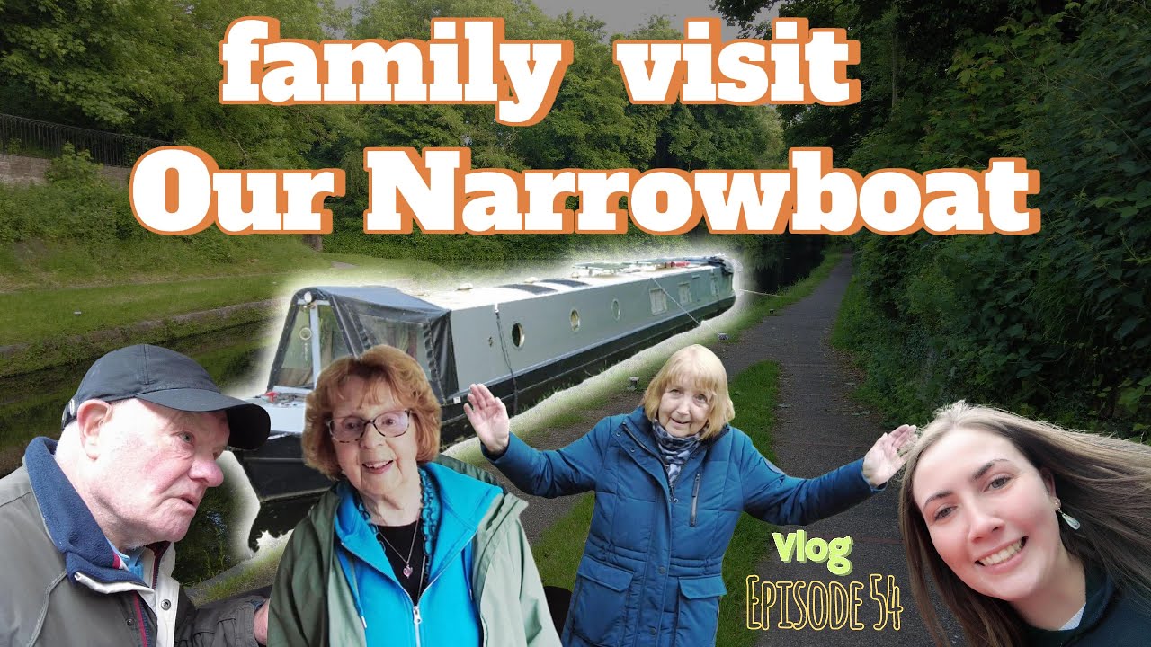 Видеоблог Narrowboat, выпуск 54 &mdash; Семья впервые посещает нашу лодку!