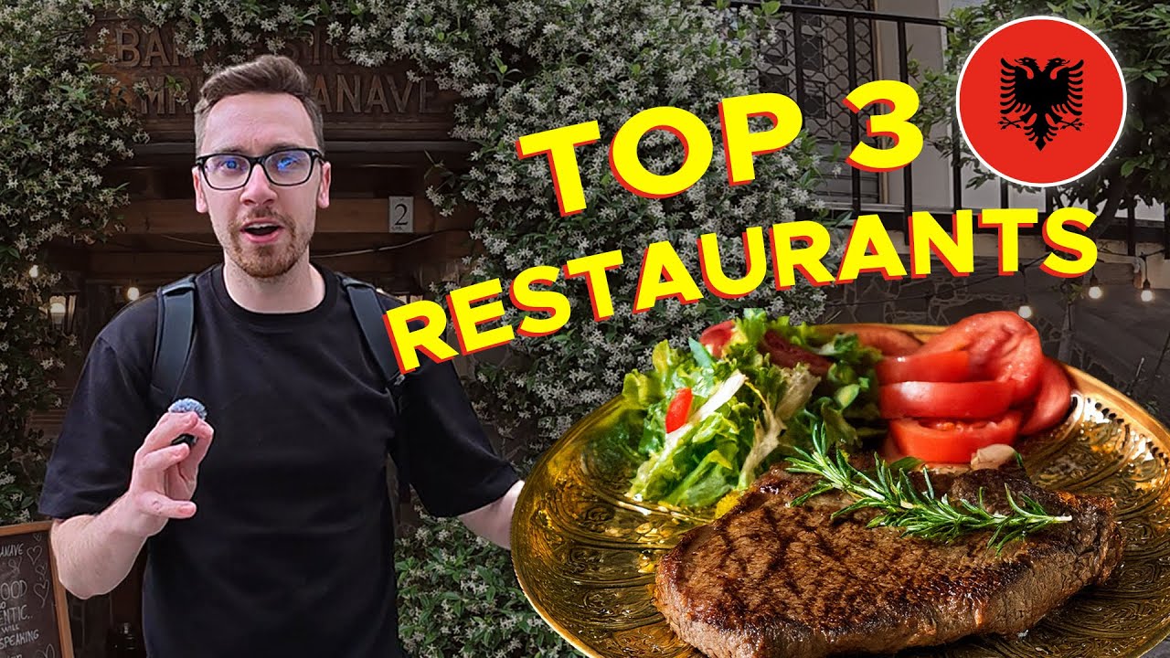 I Try the TOP 3 Restaurants in TIRANA - ALBANIA