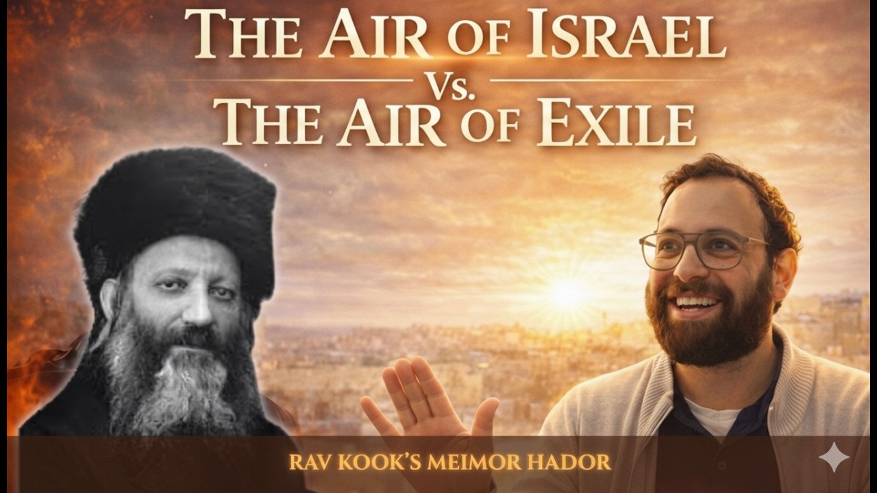 Rav Kook (40) The Air of Israel vs  The Air of the Diaspora | Maamar HaDor
