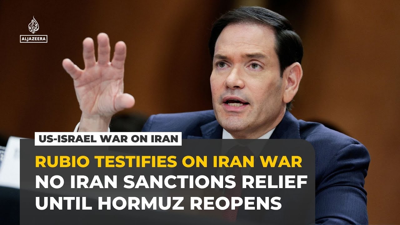 Rubio says US won&rsquo;t lift Iran sanctions for reopening Strait of Hormuz