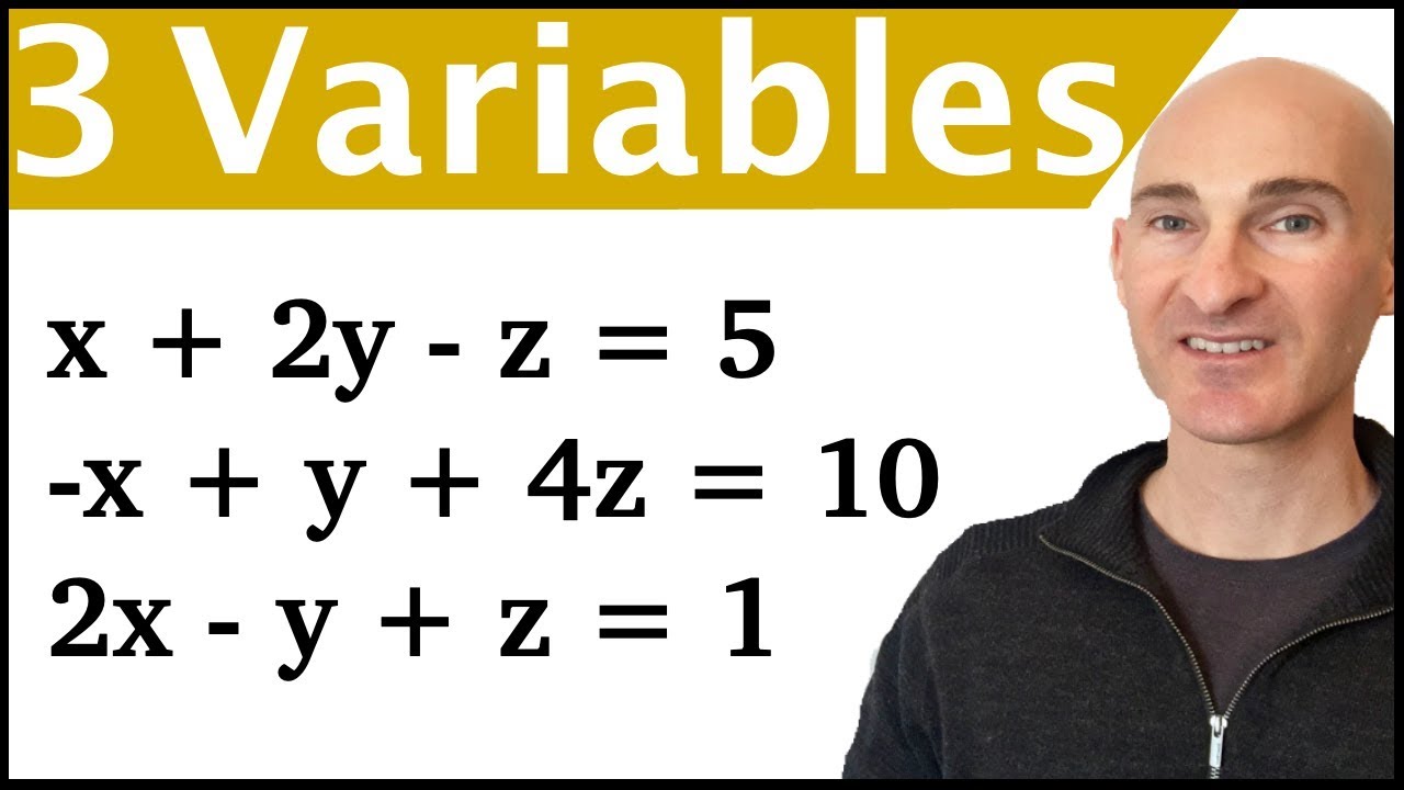 Elimination 3 Variables 3 Equations