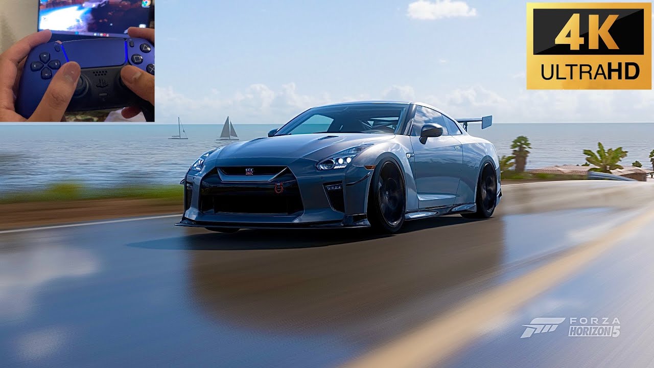 Nissan GTR R35  - Forza Horizon 5 (Dualsense Controller) Gameplay