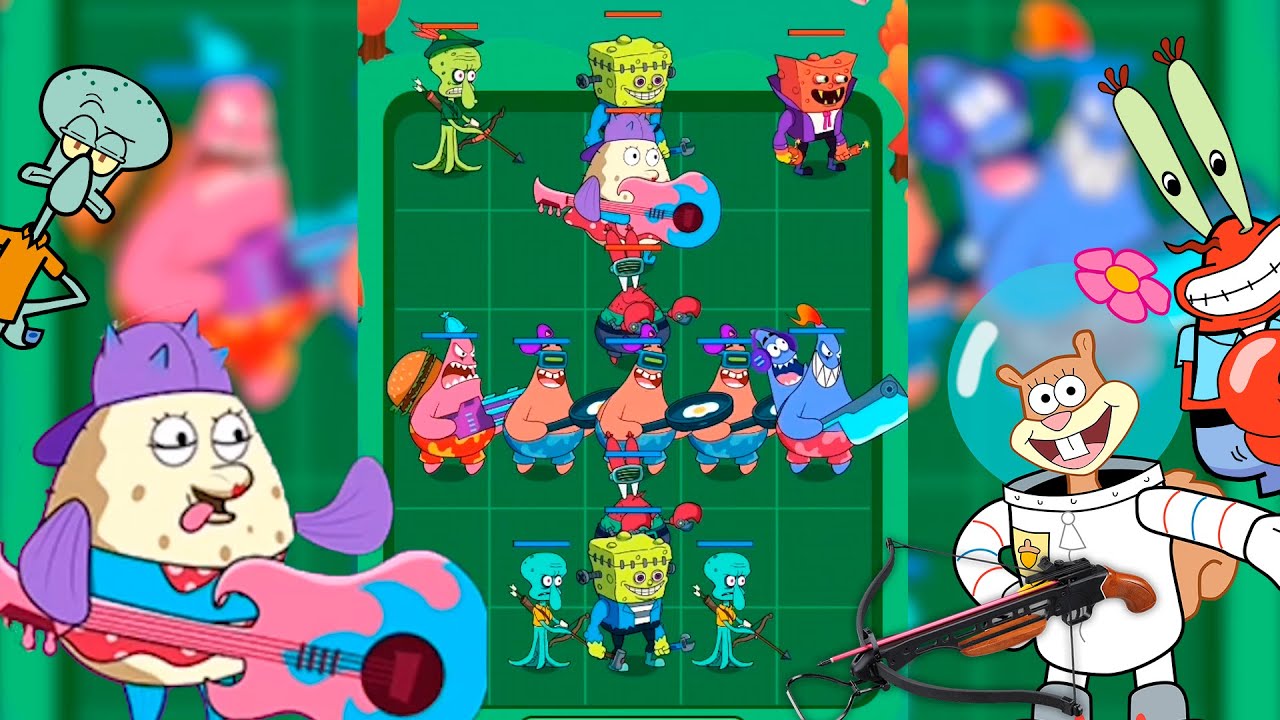 Merge Master: Monster Battle, Bikini Bottom, Spongebob