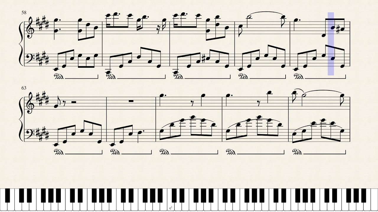 Contact Redux Piano Solo