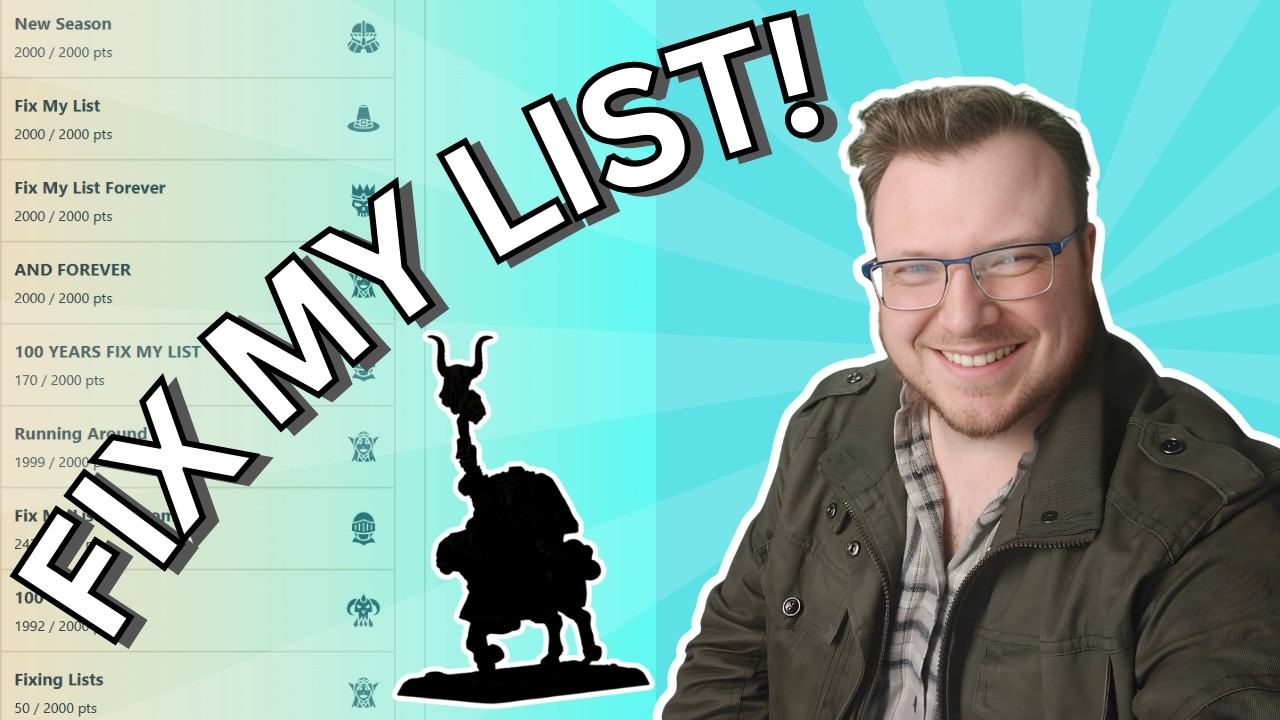 🔴 FIX MY LIST! Season 3 Episode 3: Channel Members Out In Force🔴
