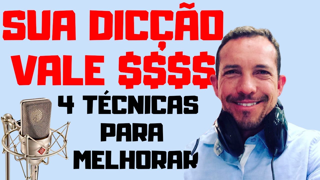 4 TÉCNICAS GRATUITAS para melhorar sua DICÇÃO!