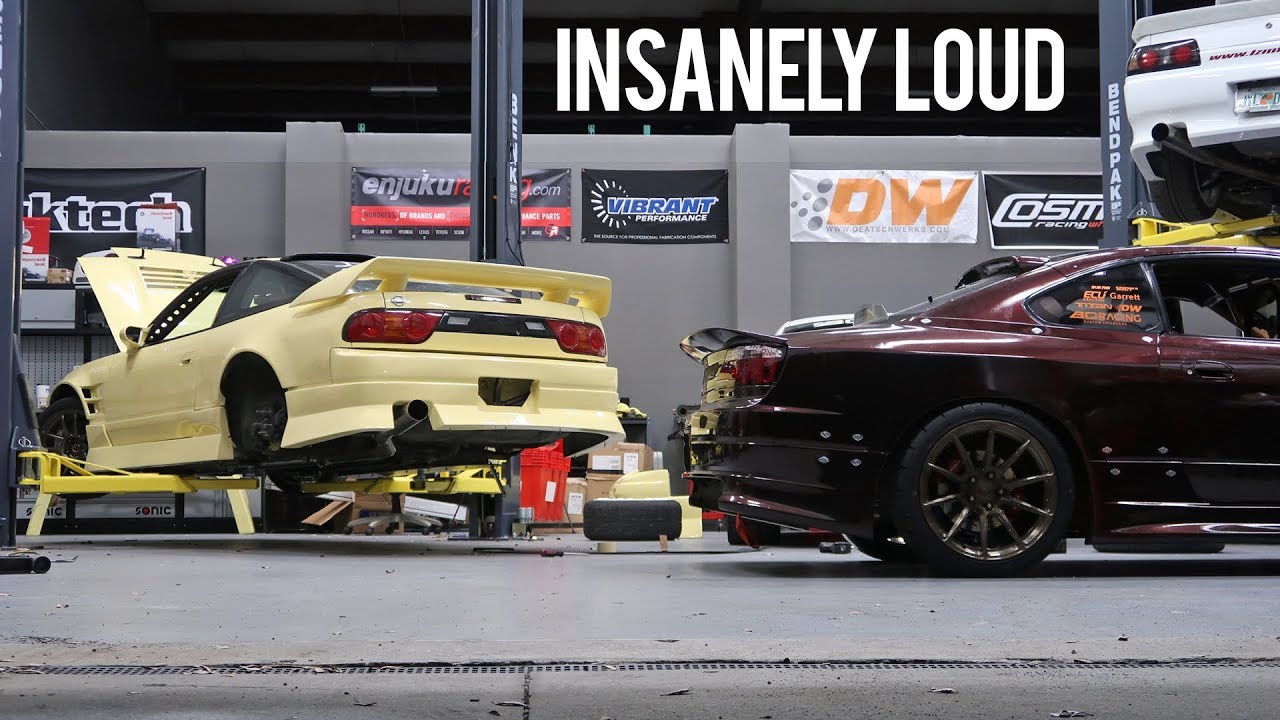 S15's New Look & Cream S13 New Exhaust!