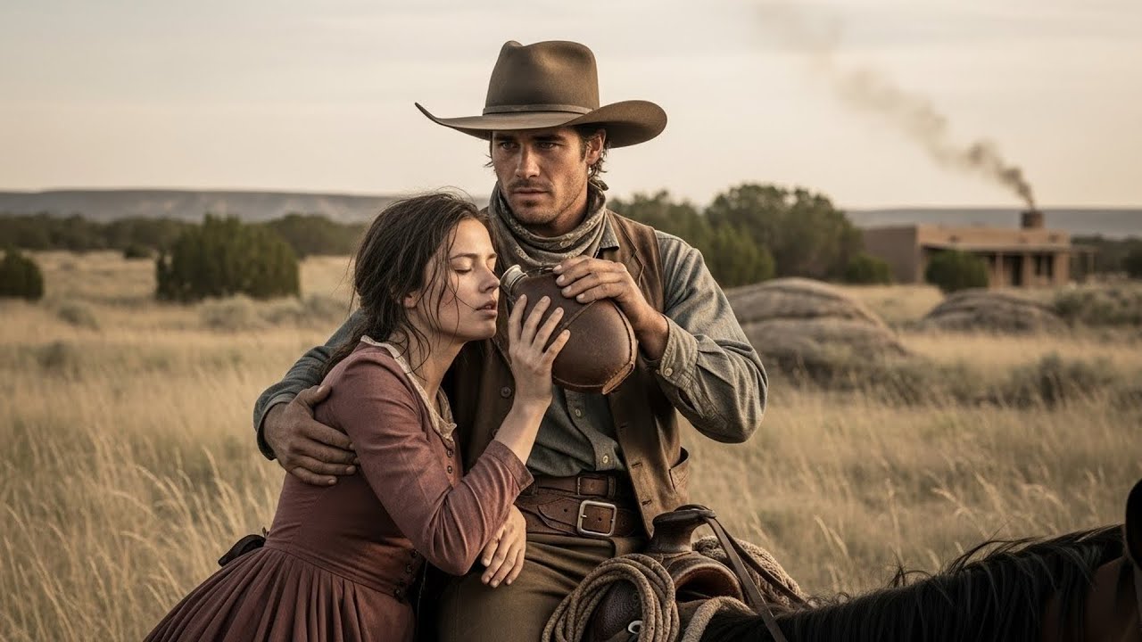 She Collapsed From Exhaustion On The Prairie, The Cowboy Carried Her Miles To Safety
