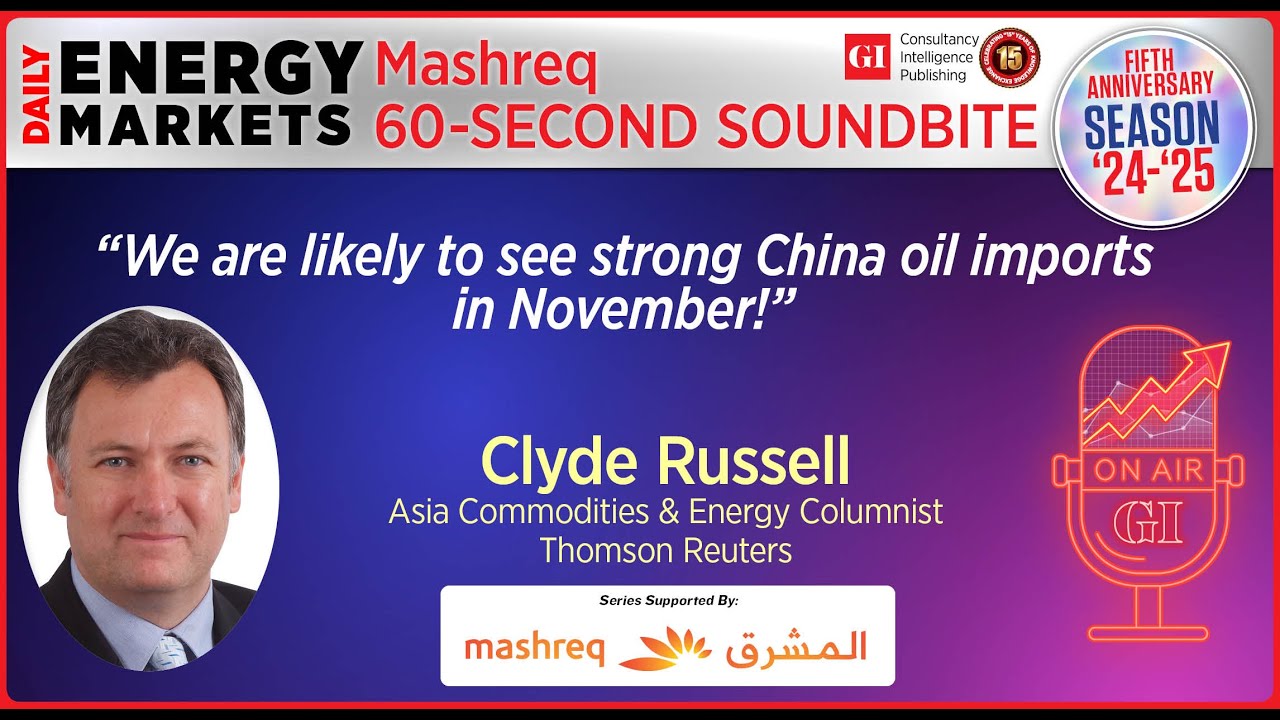 Daily Energy Markets - Mashreq 60 - Second Soundbite
