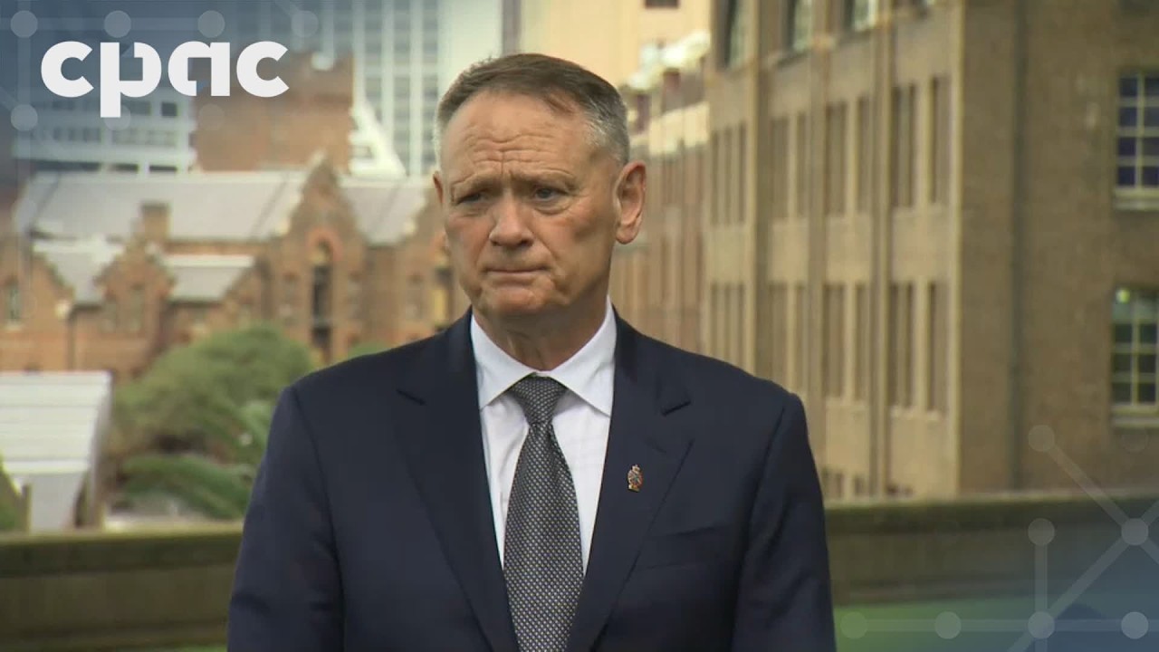 Defence Minister David McGuinty speaks with reporters in Sydney, Australia – March 2, 2026