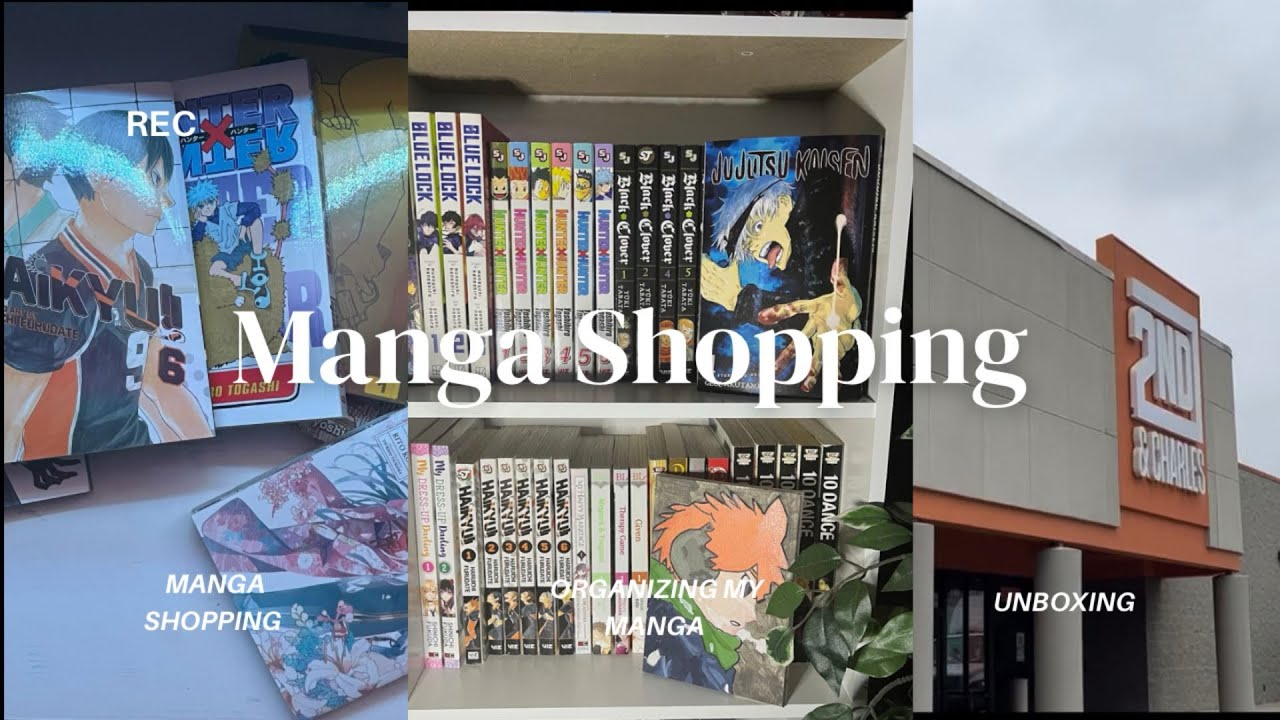 Manga shopping and organization | Mycah luv 