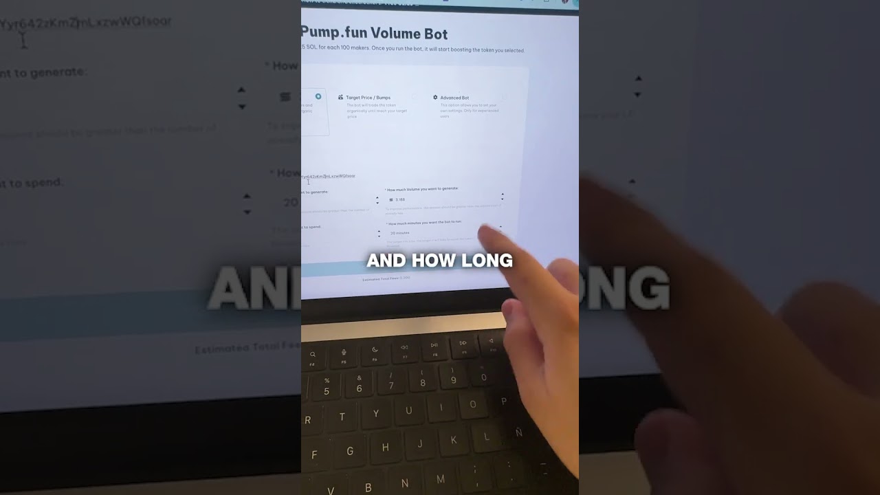 Pump fun VOLUME BOT 🚀 (легко нажимайте на любой токен)