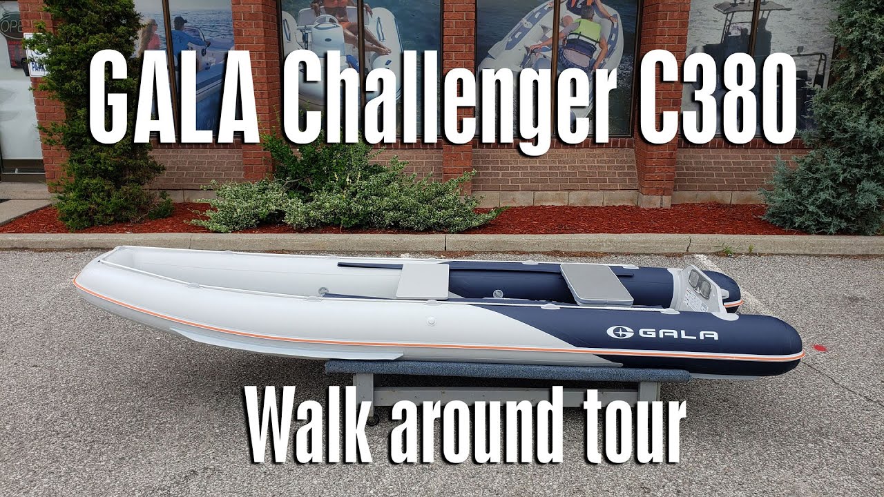 GALA Challenger C380 - 12,5 ft inflatable canoe - walk around tour