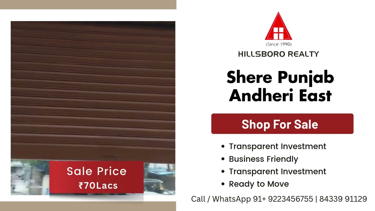 Prime Ground Floor Shop for Sale in 