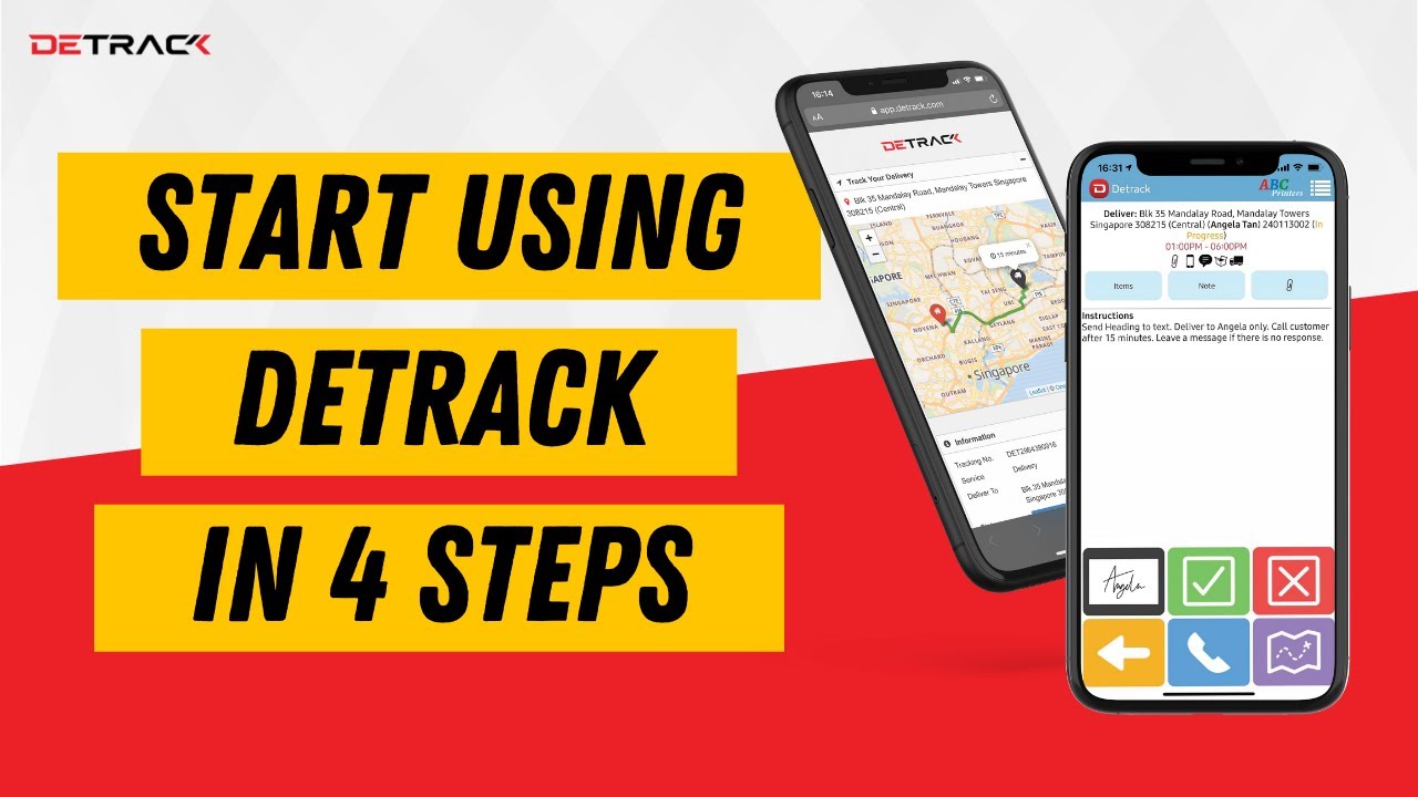 Detrack: Start using Detrack in 4 steps