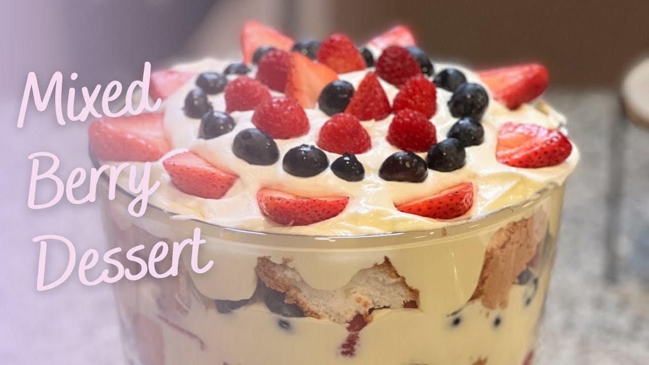 The Fearless Chef | Episode 10 | Refreshing Summer Dessert! Angel Food Cake Mixed Berry Trifle