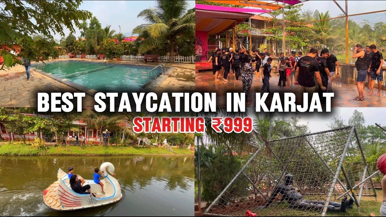 Best Staycation in Karjat ₹999 | Nandi Baag Resort – Unlimited Food & Activities | Near Mumbai 