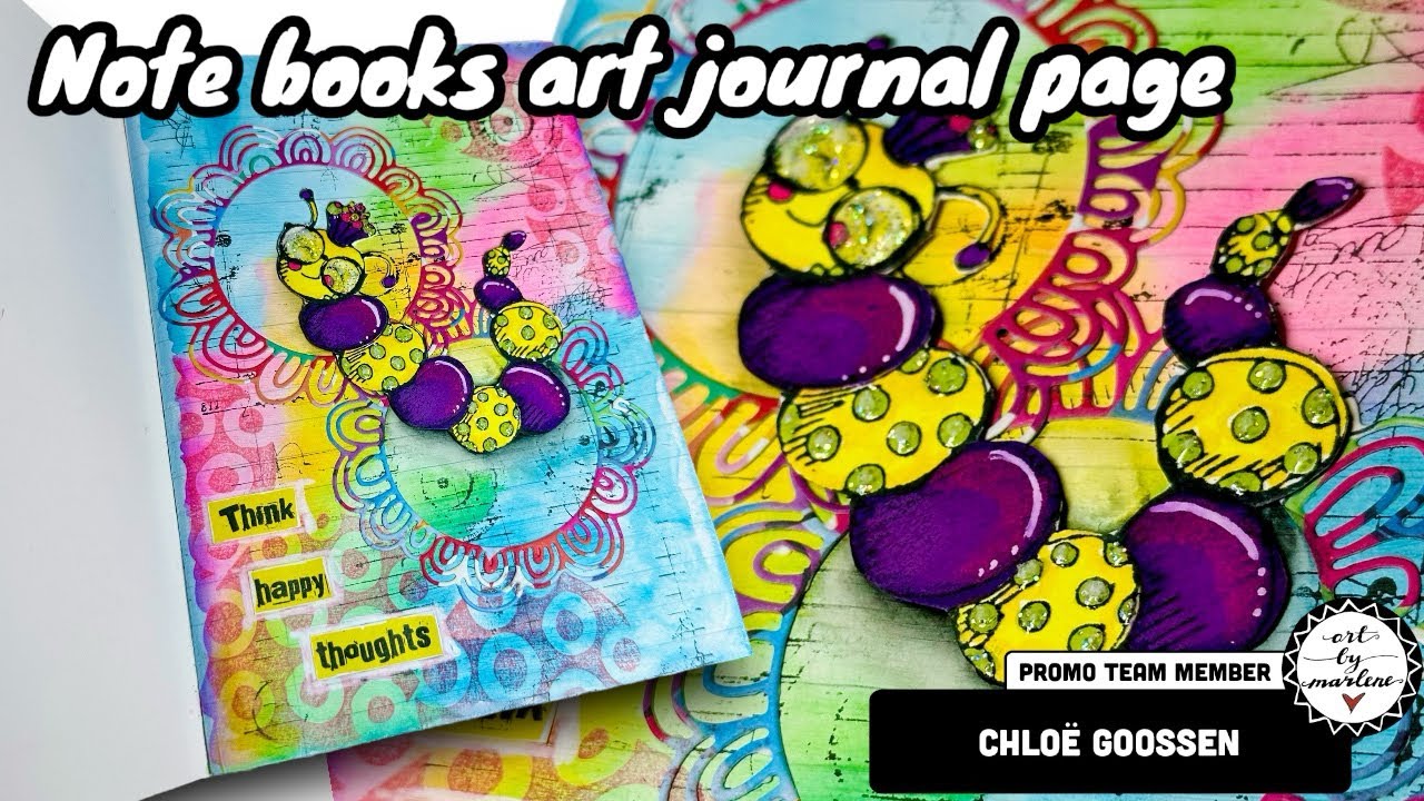 Art by Marlene, Note books ABM-SI-NOTE03!🩵