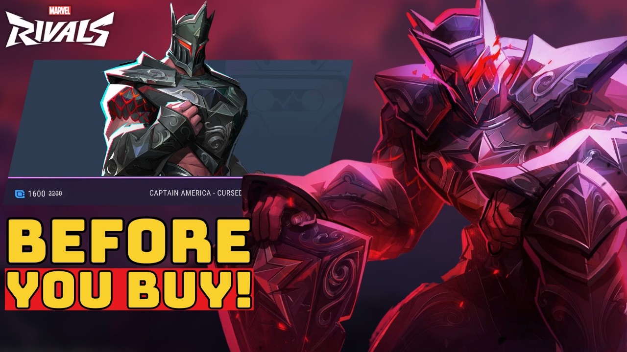Captain America Cursed Captain Skin Showcase - Marvel Rivals | Before You Buy