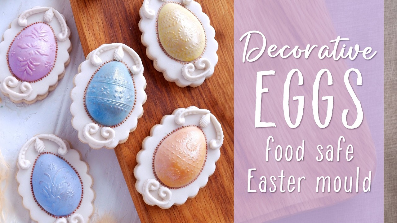 Decorative Eggs Food Safe Easter Mould | Use With Chocolate & Fondant