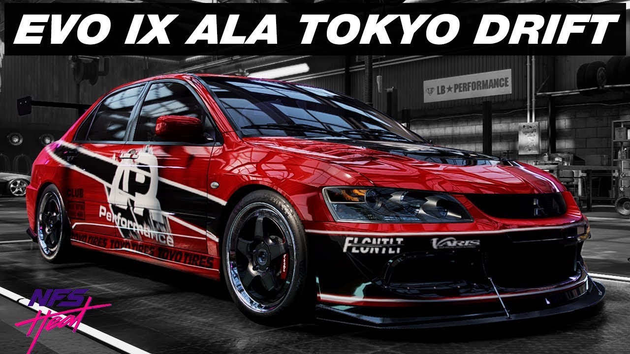 Modifikasi Mitsubishi Lancer Evolution Ala Tokyo Drift | NFS Heat