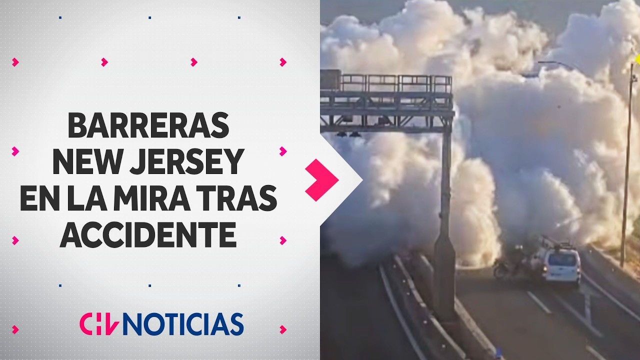 Barreras New Jersey en la mira tras tragedia en Renca: Empresa dice que no resistieron impacto