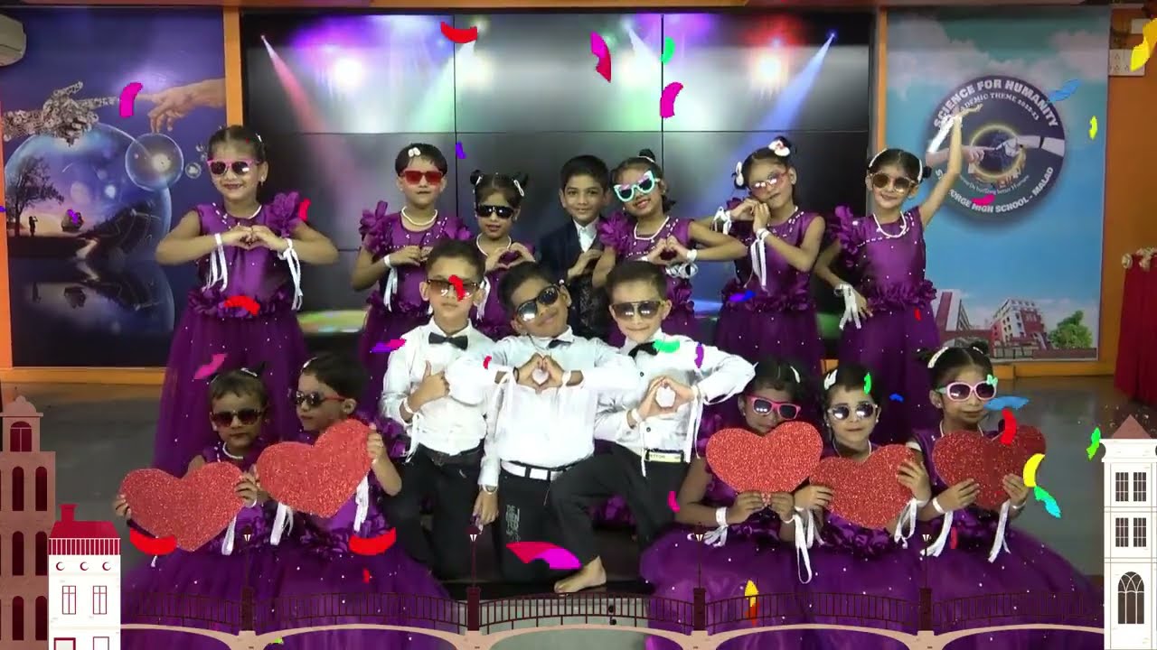 A Dance for Teachers by the Kindergarten Children on Teachers' Day Celebration