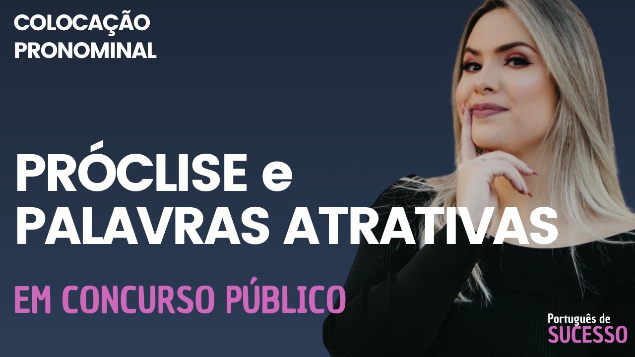 Colocação pronominal I Português para concurso