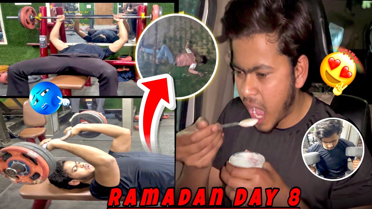 CHEST WORKOUT 🏋️AND RAMADAN DAY 8 ❤️