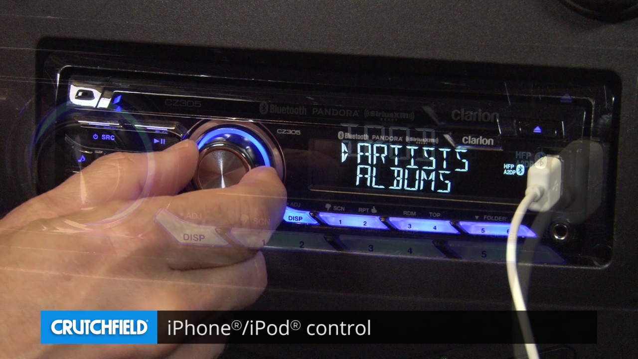 Clarion CZ305 Display and Controls Demo | Crutchfield Video