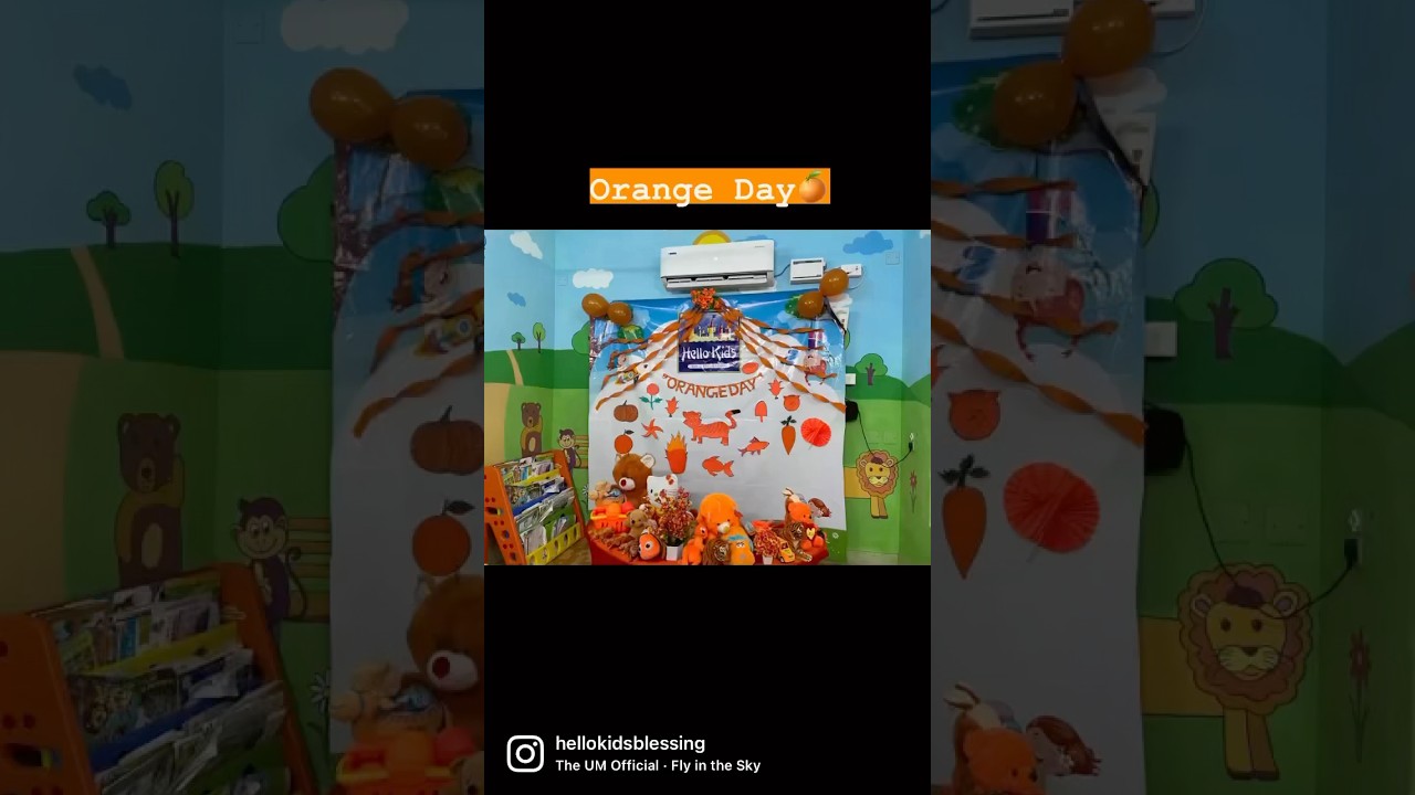Kindergarten Orange Day🍊