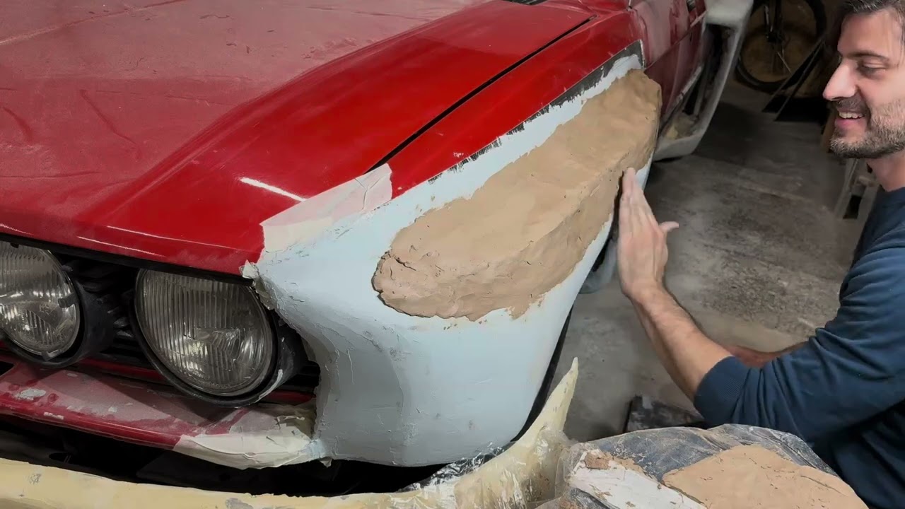 Clay modeling wide body for my bmw e28
