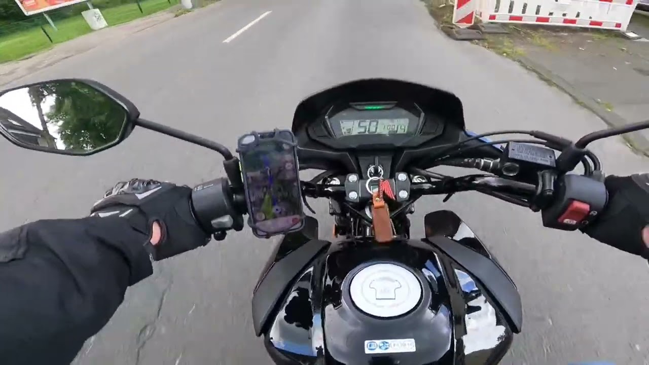 Tour mit der Honda CB125F zur Burgruine Diepensiepen Mettmann #honda #motorvlog #hondacb125f