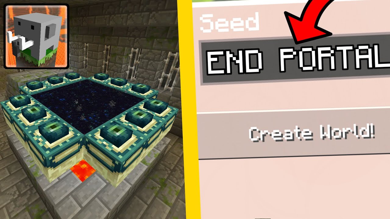The Best WORKING END PORTAL SEED in Craftsman Building Craft