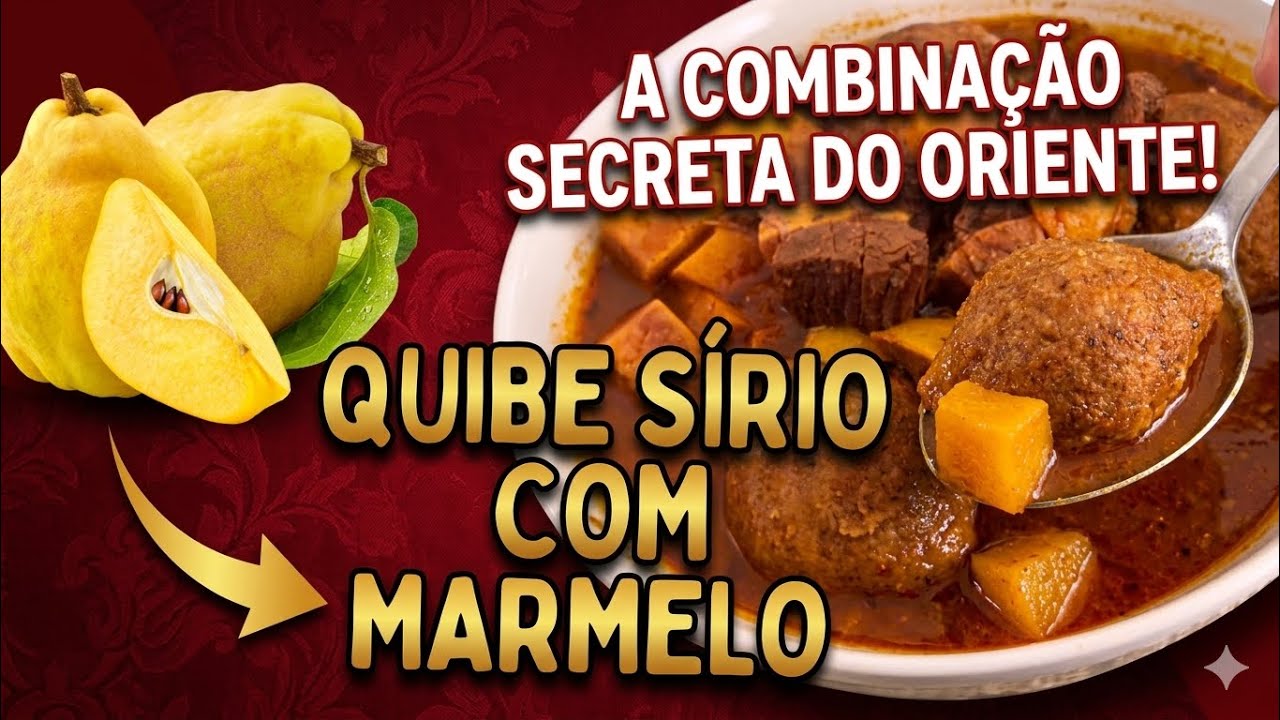 Você já viu QUIBE com MARMEL0? Receita tradicional da Síria #quibe #salgado 