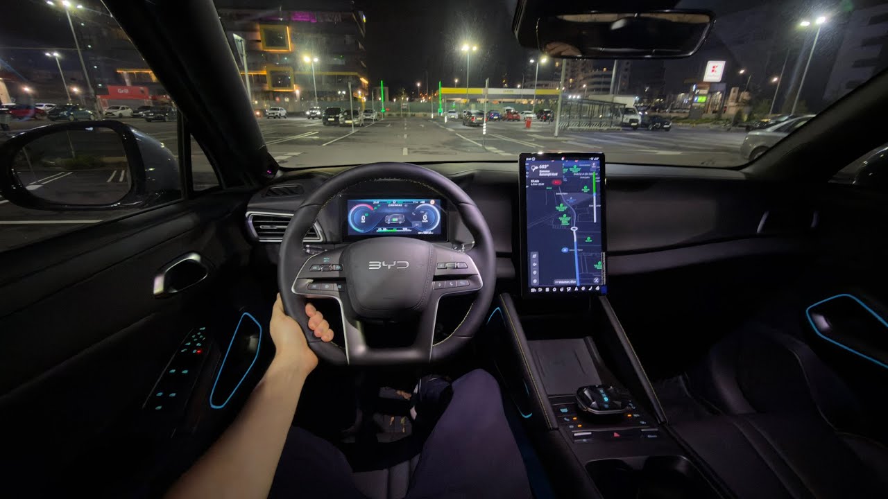 Новый ночной тест-драйв BYD Atto 2