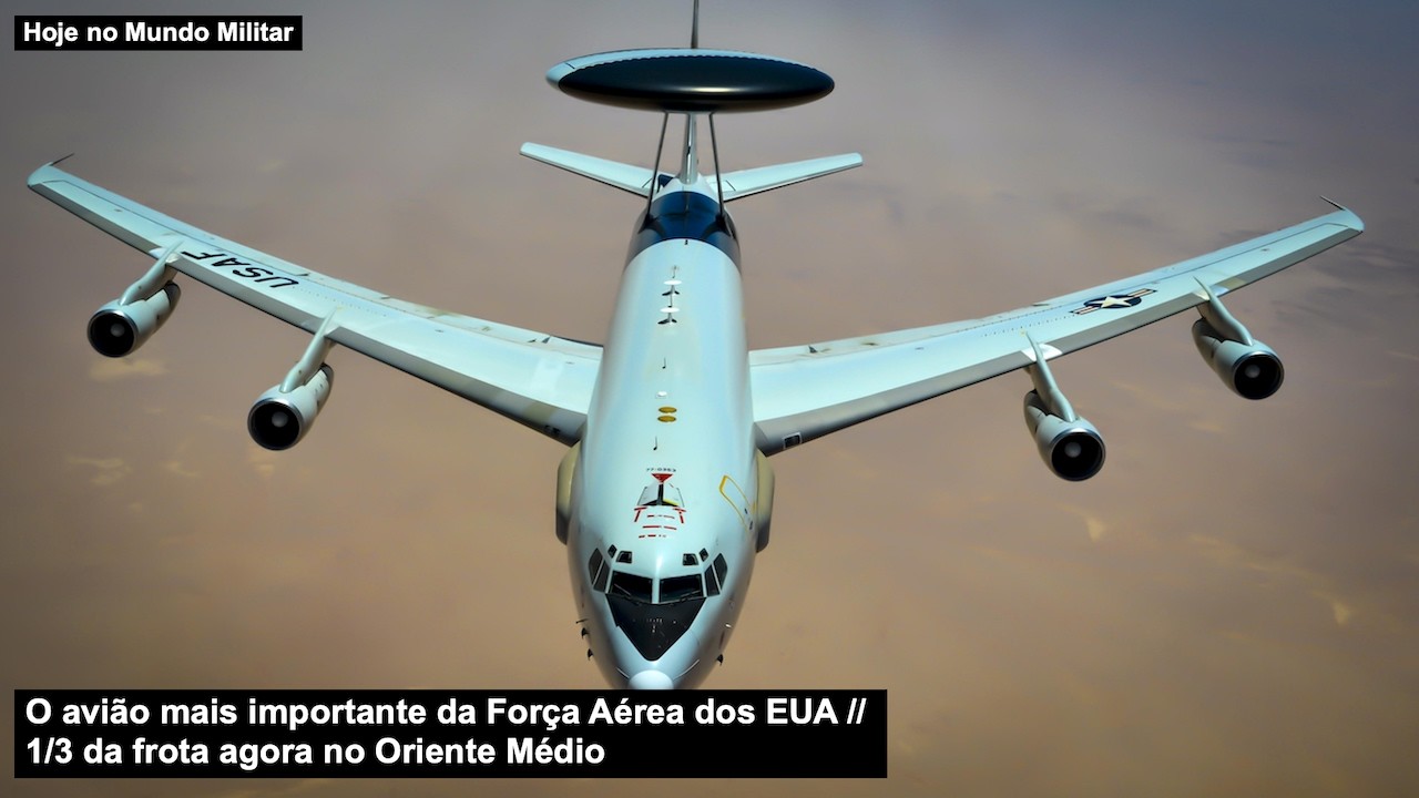 O avião mais importante da Força Aérea dos EUA – 1/3 da frota está agora no Oriente Médio
