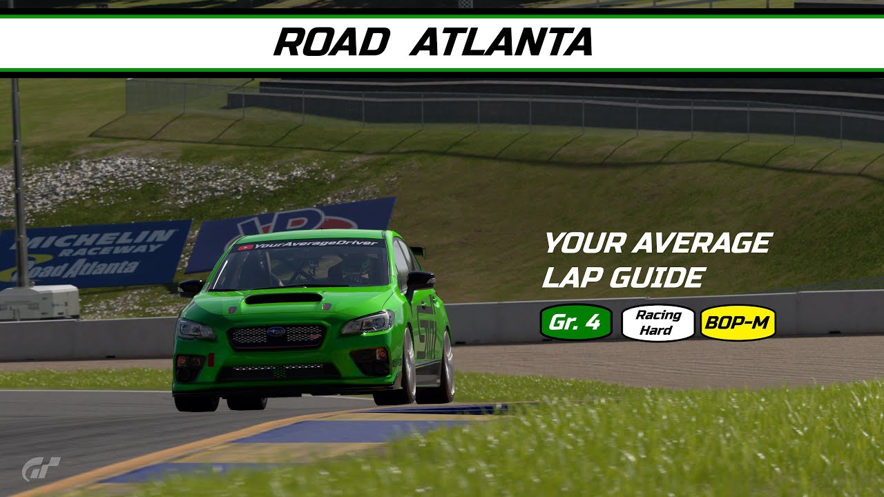 GT7 - Road Atlanta Lap Guide Gr4