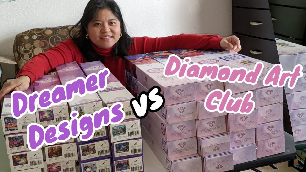 All my Diamond Art Club and Dreamer Designs Diamond Paintings