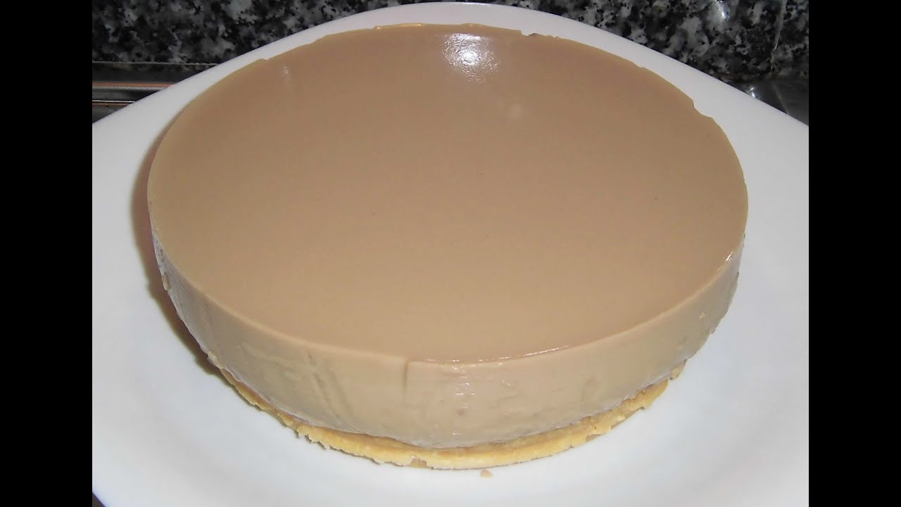 Tarta de café con leche