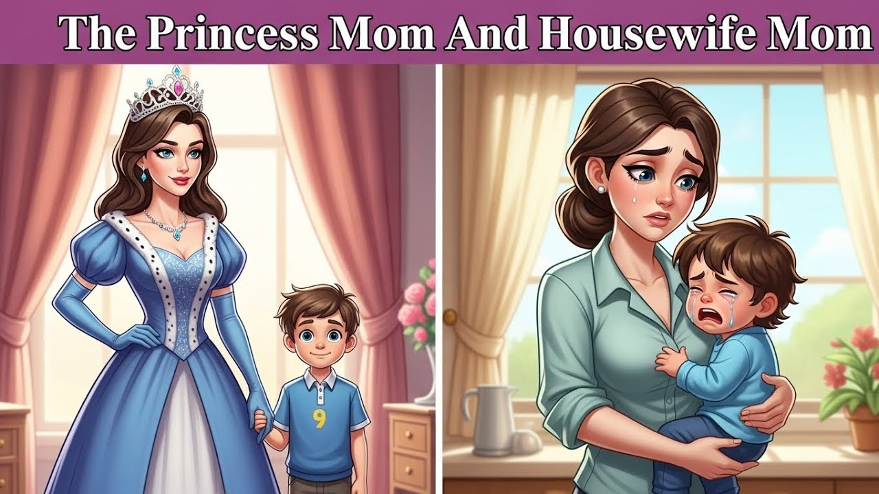 "Housewife Mom vs. Princess Mom—which one have you seen more?"  Fairy Tales English story