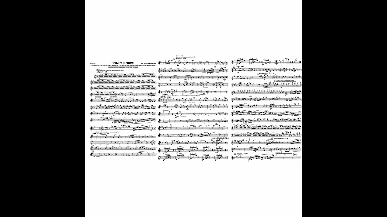 Disney Festival - Toshio Mashima (Brano da concerto per banda)