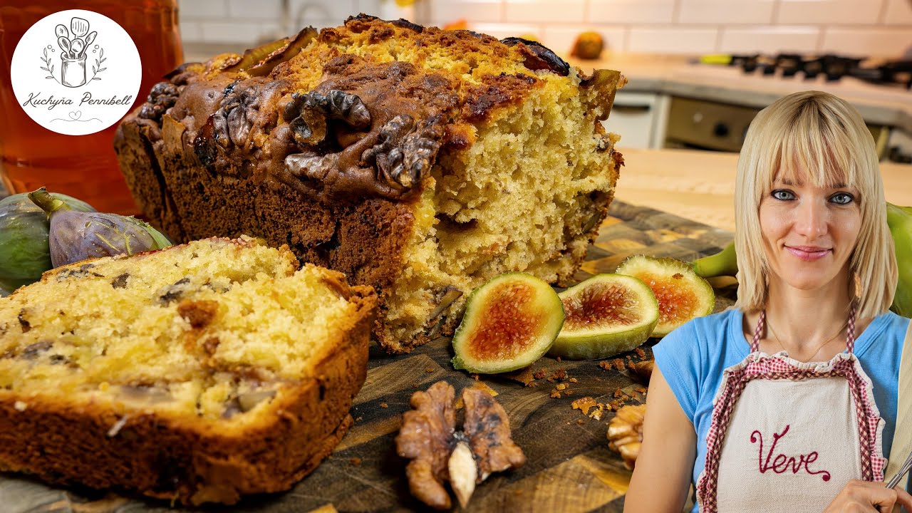 FIGOVÝ PLUMCAKE s Orechami- NAJLEPŠÍ JESENNÝ koláčik :)