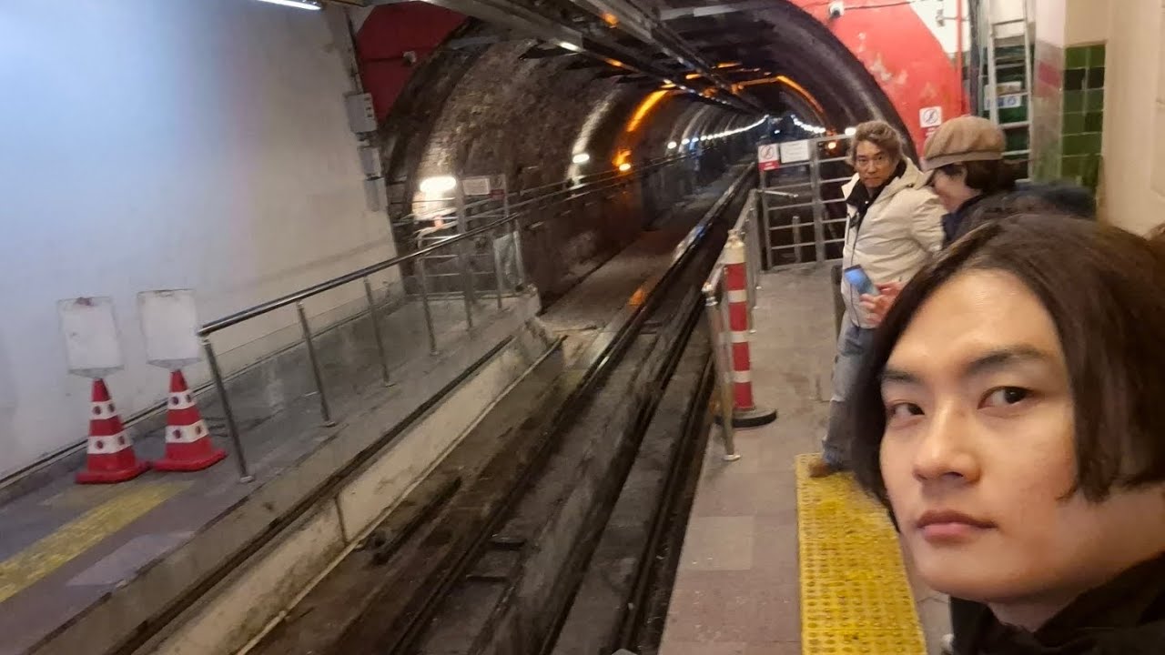 🇹🇷튀르키예 이스탄불 카라쾨이 베요글루 지하 삭도 열차 튀넬 🇹🇷Turkey Istanbul Karakoui Beyoglu Underground Sakdo Train Tunnel
