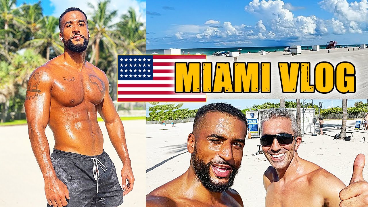 STRUGGLE IN MIAMI BEACH VLOG 😱 BAD BOYS & SCARFACE, MUSCLE BEACH, SOUTH BEACH & MEHR - Leon Lovelock