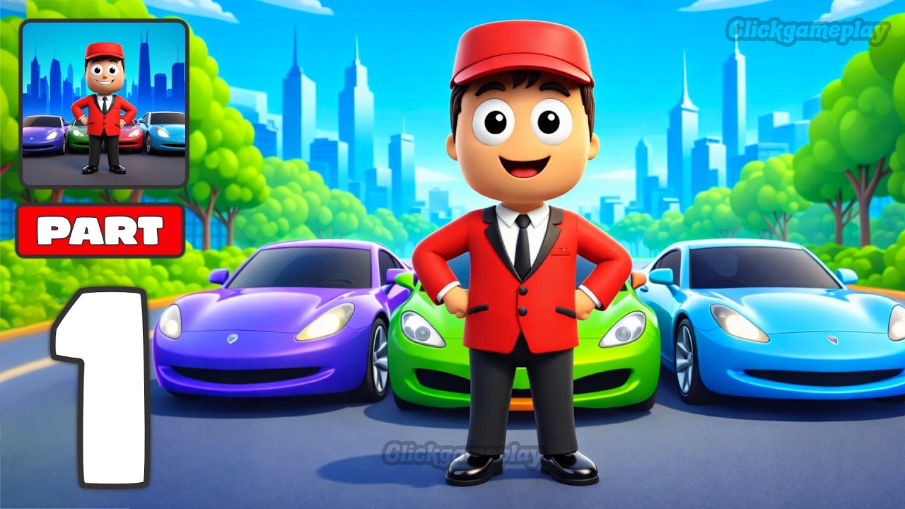 Valet Master - Car Parking - Gameplay Walkthrough Part 1 - Prestigious Valet Business (iOS, Android)