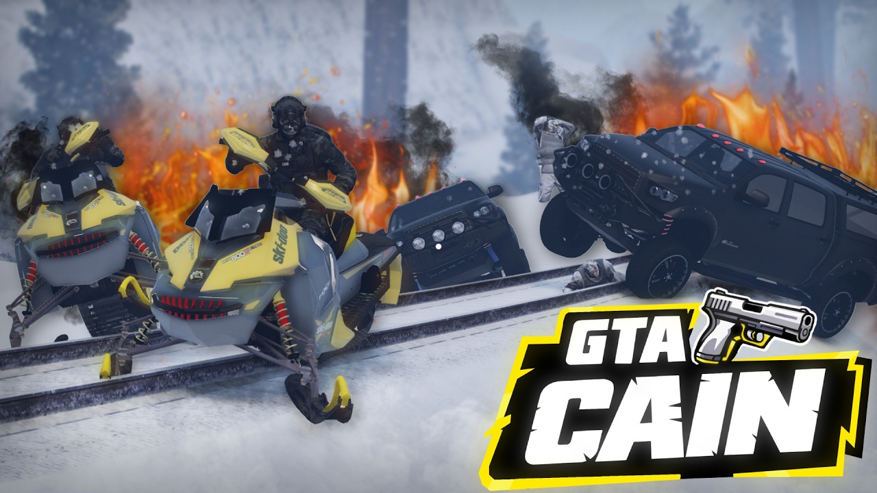 GTA V CAIN #5 MISJA W NORTH YANKTON 🌨️