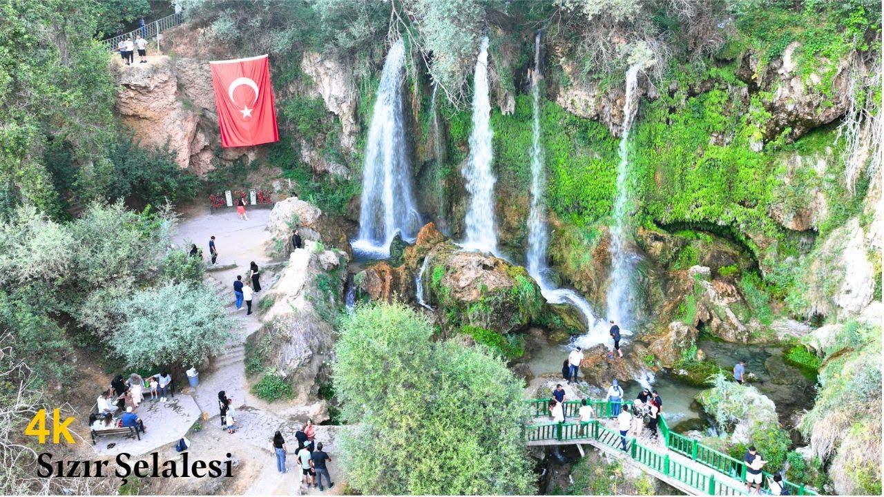Kayseri Sızır Şelalesi Drone Çekimi [ 4K ] En güzel çekimler