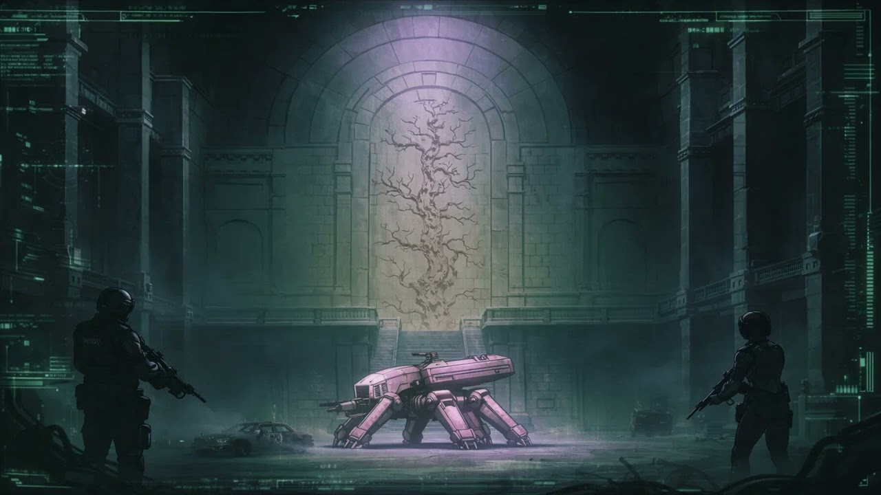 Ghost Persistence – Dark Synthwave Mix | Cyberpunk Night Drive | Ghost in the Shell Vibes