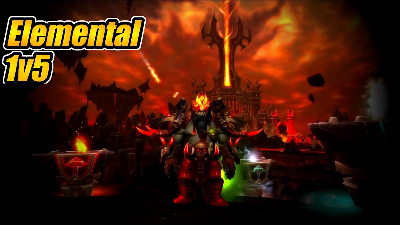 1v5 [5v51v1] Elemental Shaman WoW SL Pre Patch